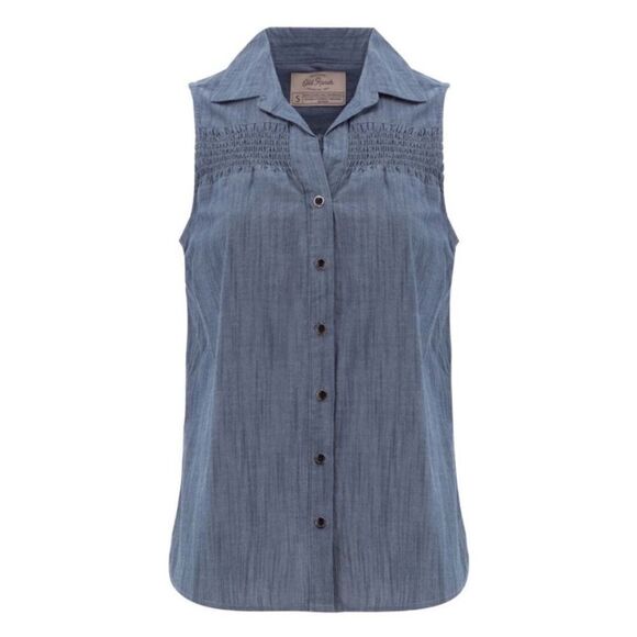 Women's Old Ranch Rae Tank Top Sleeveless Button Up Shirt Blouse 2-Pack Size S - Picture 8 of 16